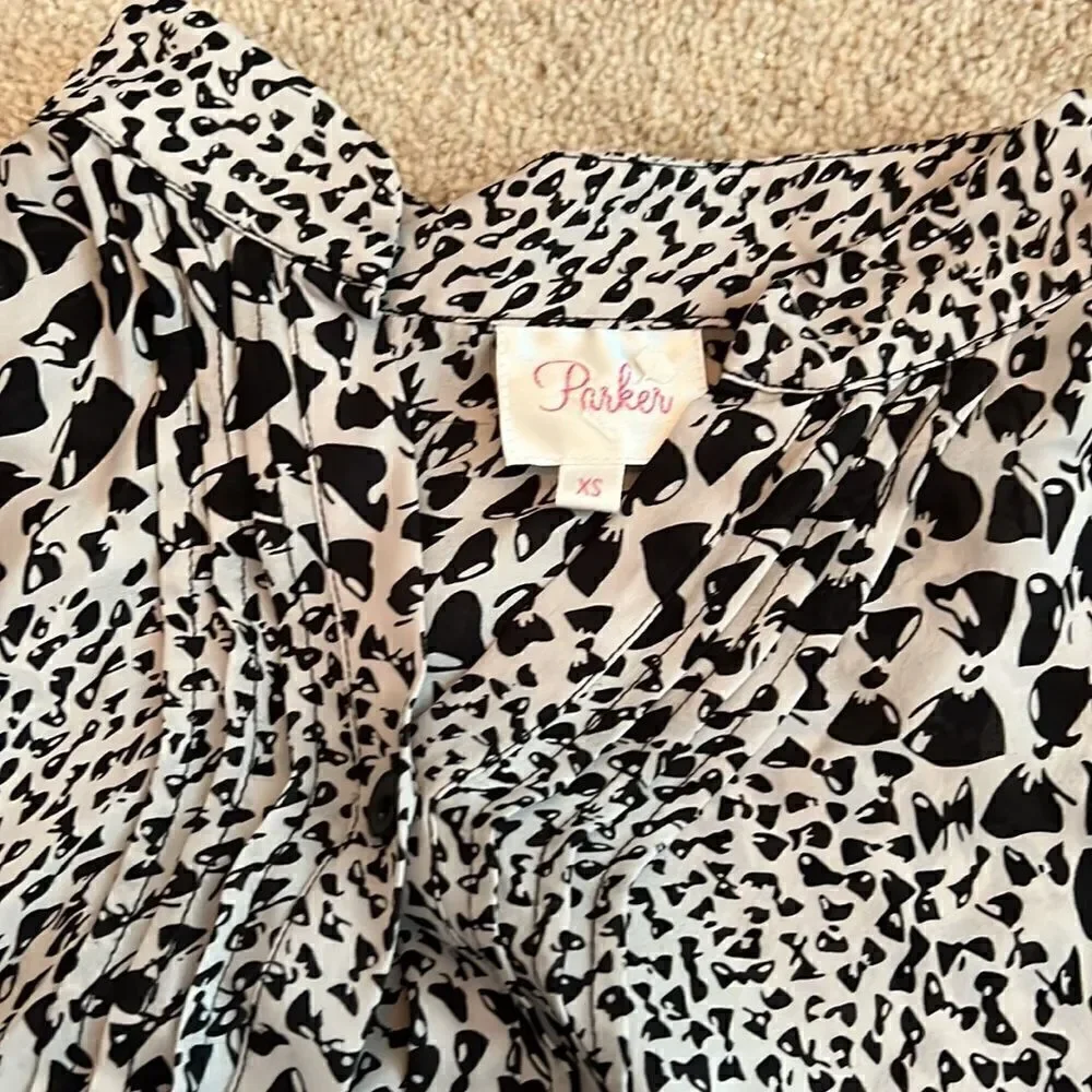 Parker Bow Blouse XS never worn - Picture 2 of 4
